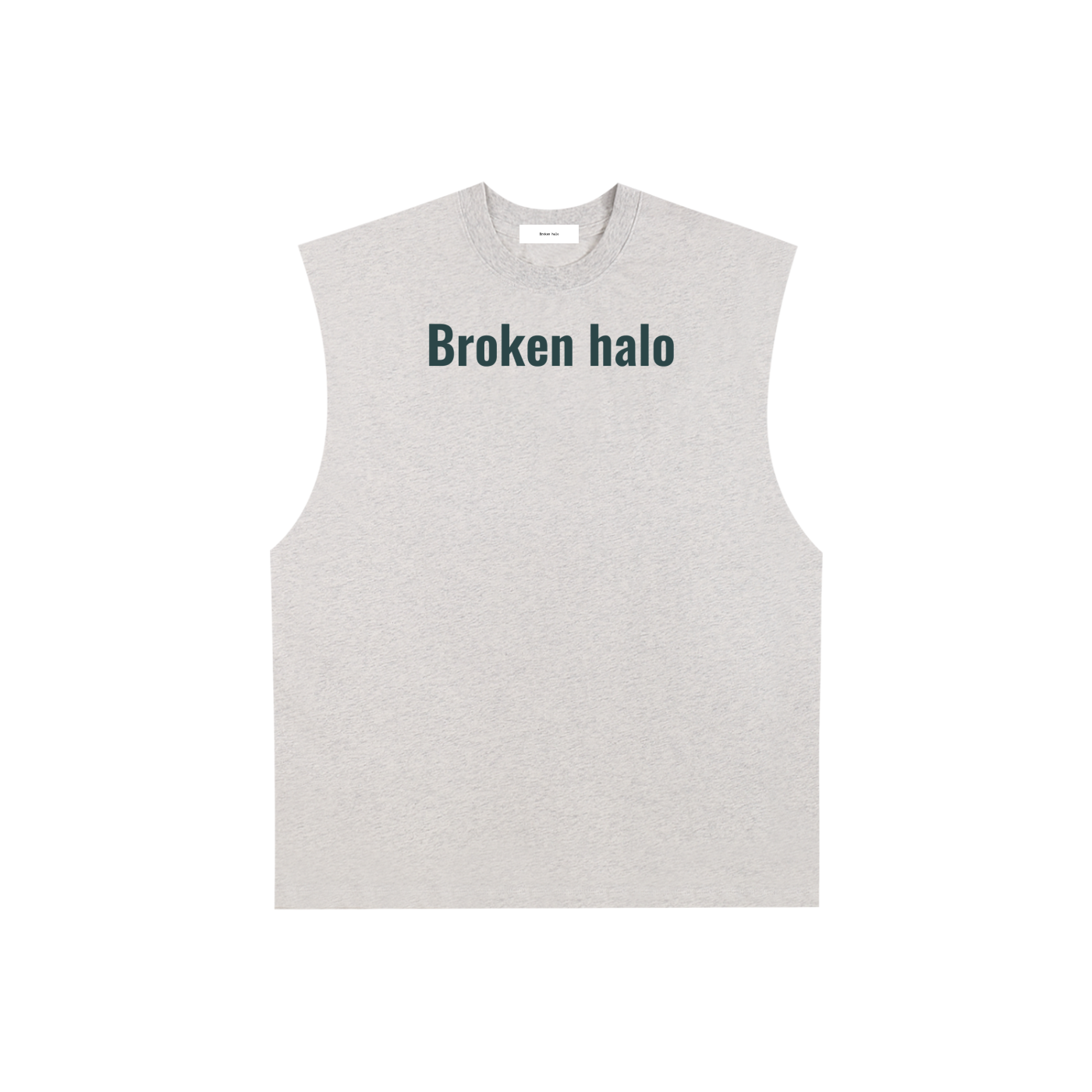 Broken halo Raw Edge Cotton Tank Top