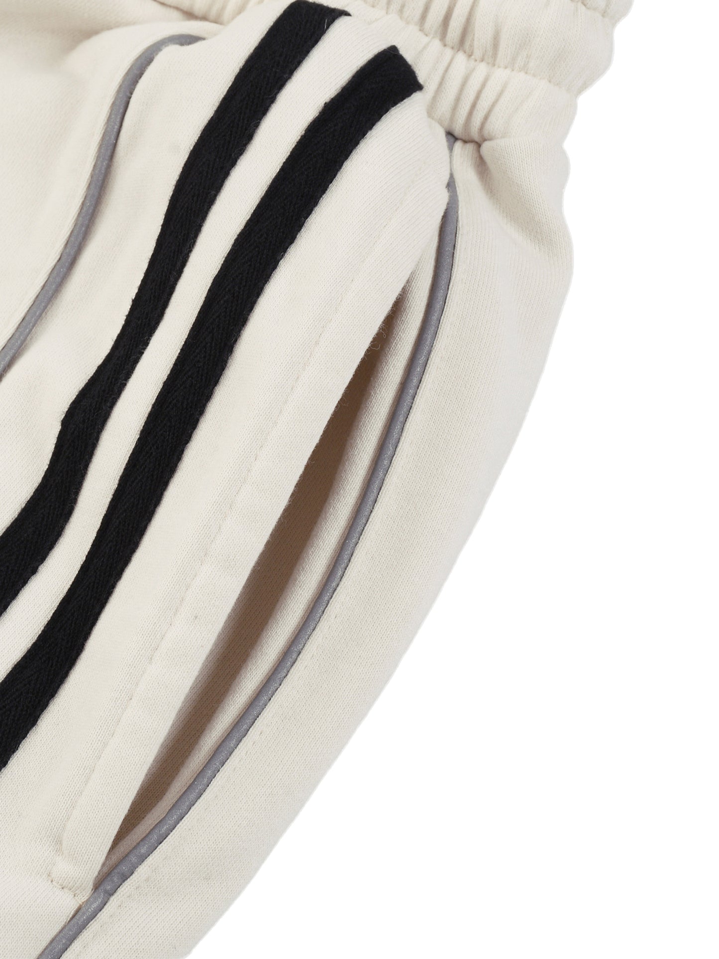 Broken halo Reflection Striped Straight-Leg Sweatpants