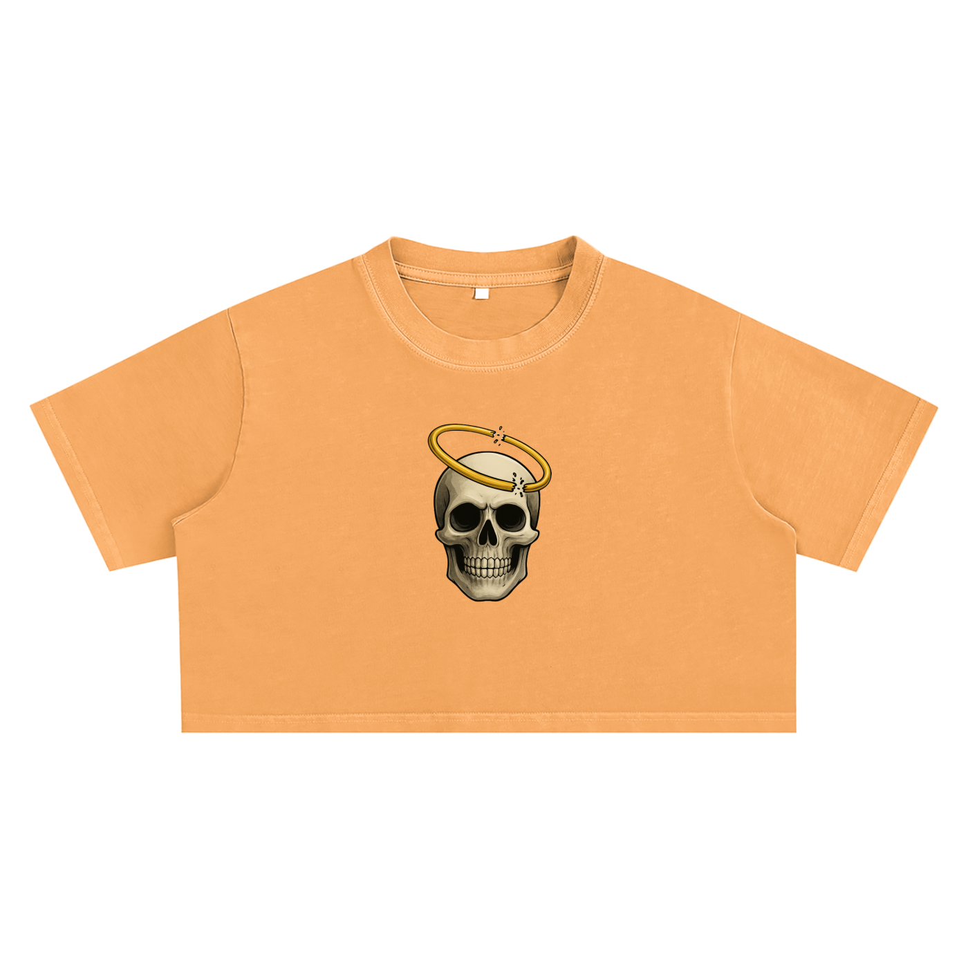 Broken halo Snow Washed Crop Top