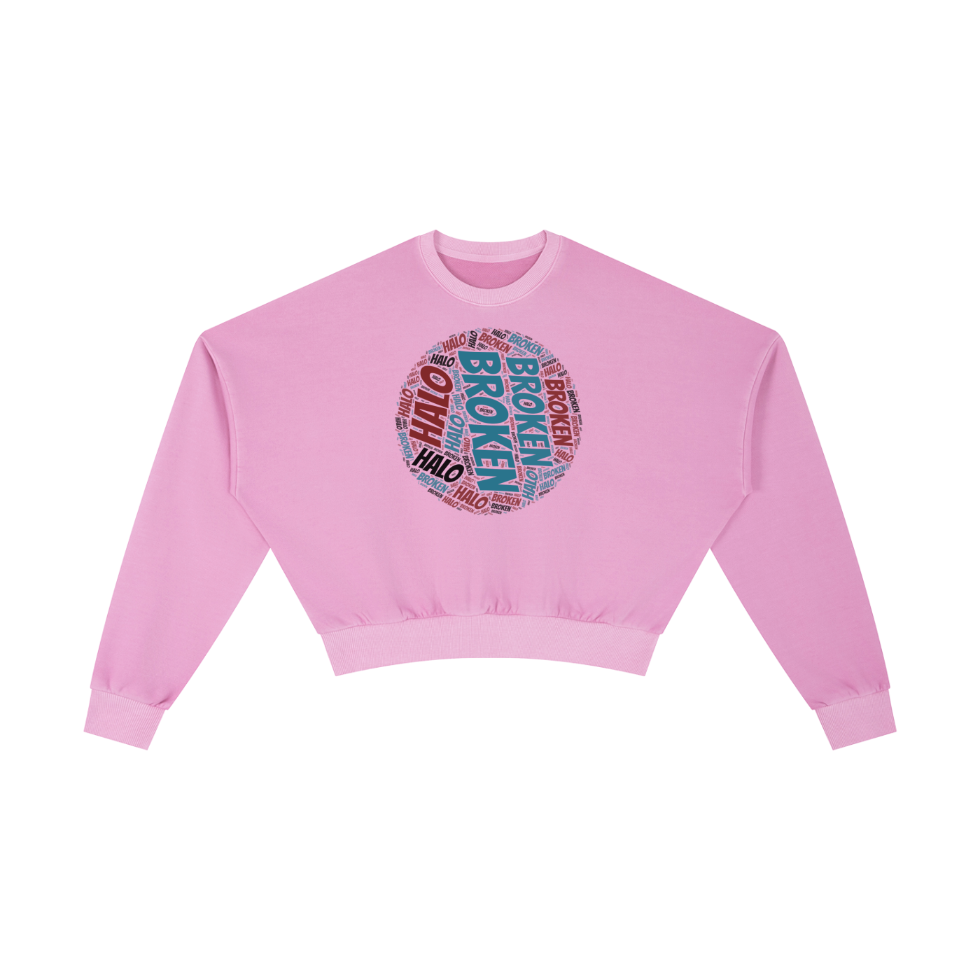Broken halo Vintage Washed Cropped Sweatshirt