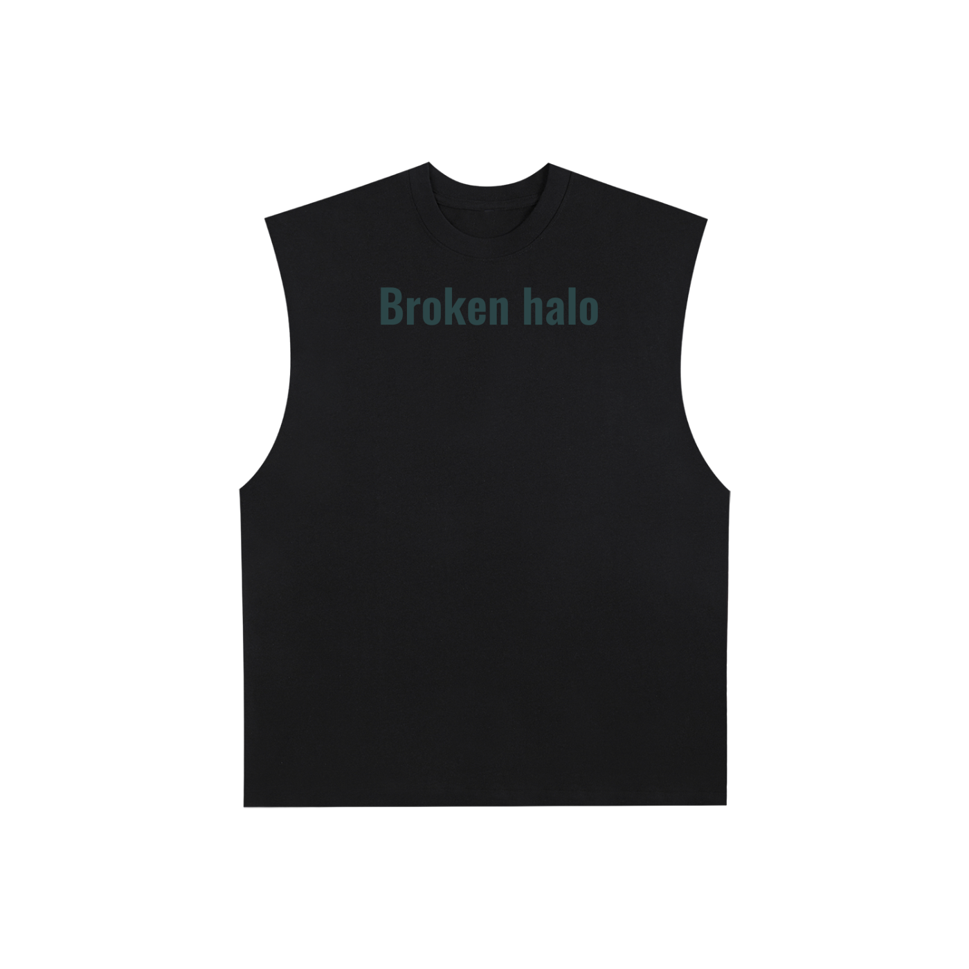 Broken halo Raw Edge Cotton Tank Top