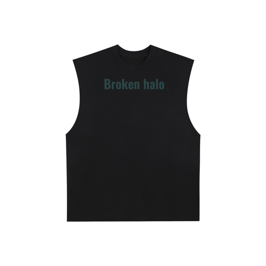 Broken halo Raw Edge Cotton Tank Top