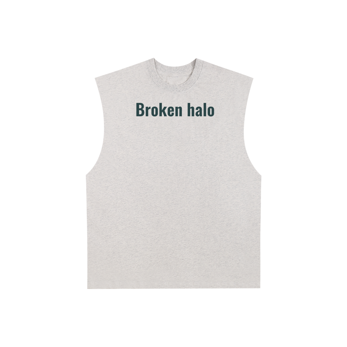 Broken halo Raw Edge Cotton Tank Top