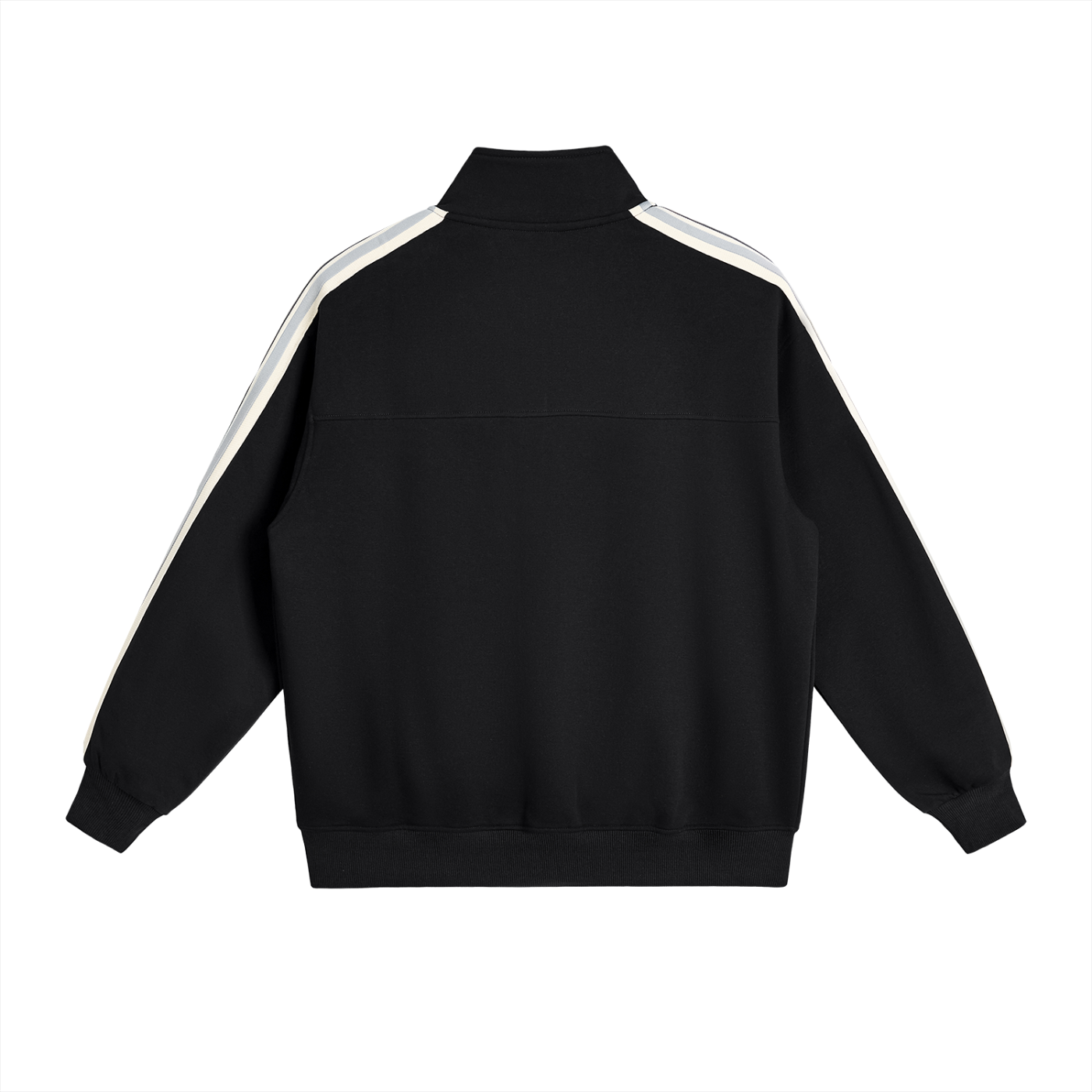 Broken halo Contrast Side-Stripe Stand Collar  Jacket