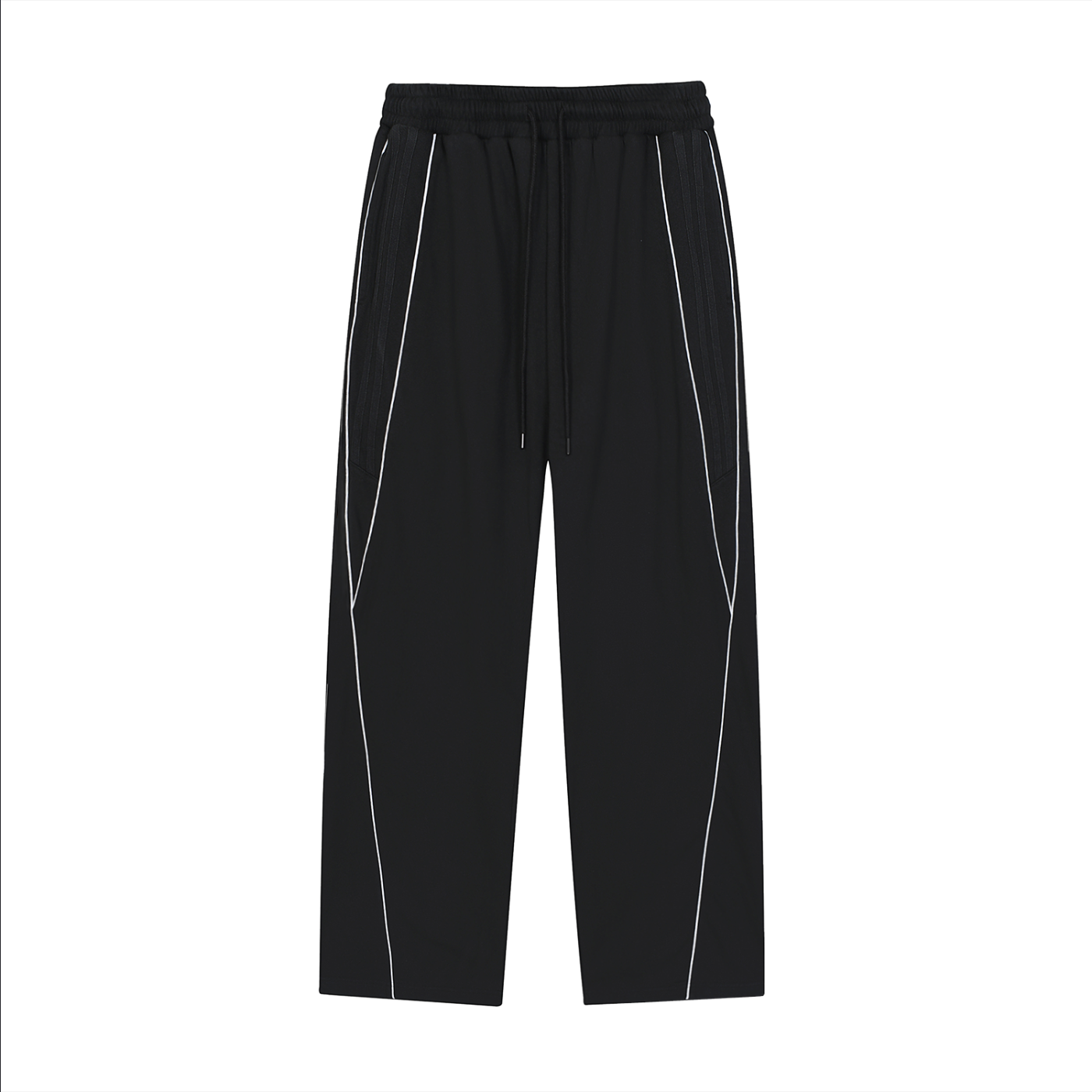 Broken halo Reflection Striped Straight-Leg Sweatpants