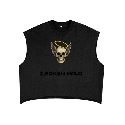Broken halo French Terry Boxy Tank Top