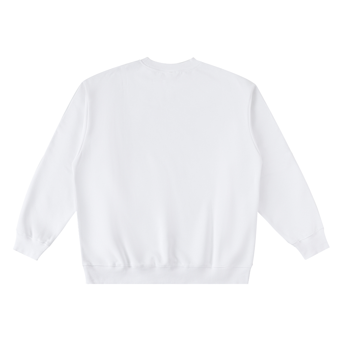 Broken halo Oversized Crewneck Taped Sweatshirt