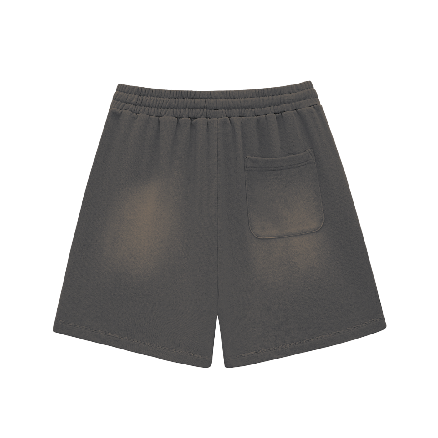 Broken halo Sun Fade Raw Edge Cotton Shorts
