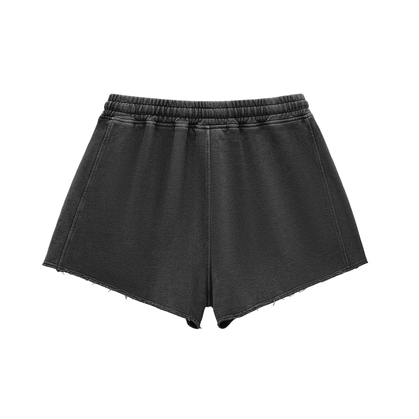 Broken halo Snow Washed Raw Edge Drawstring Shorts