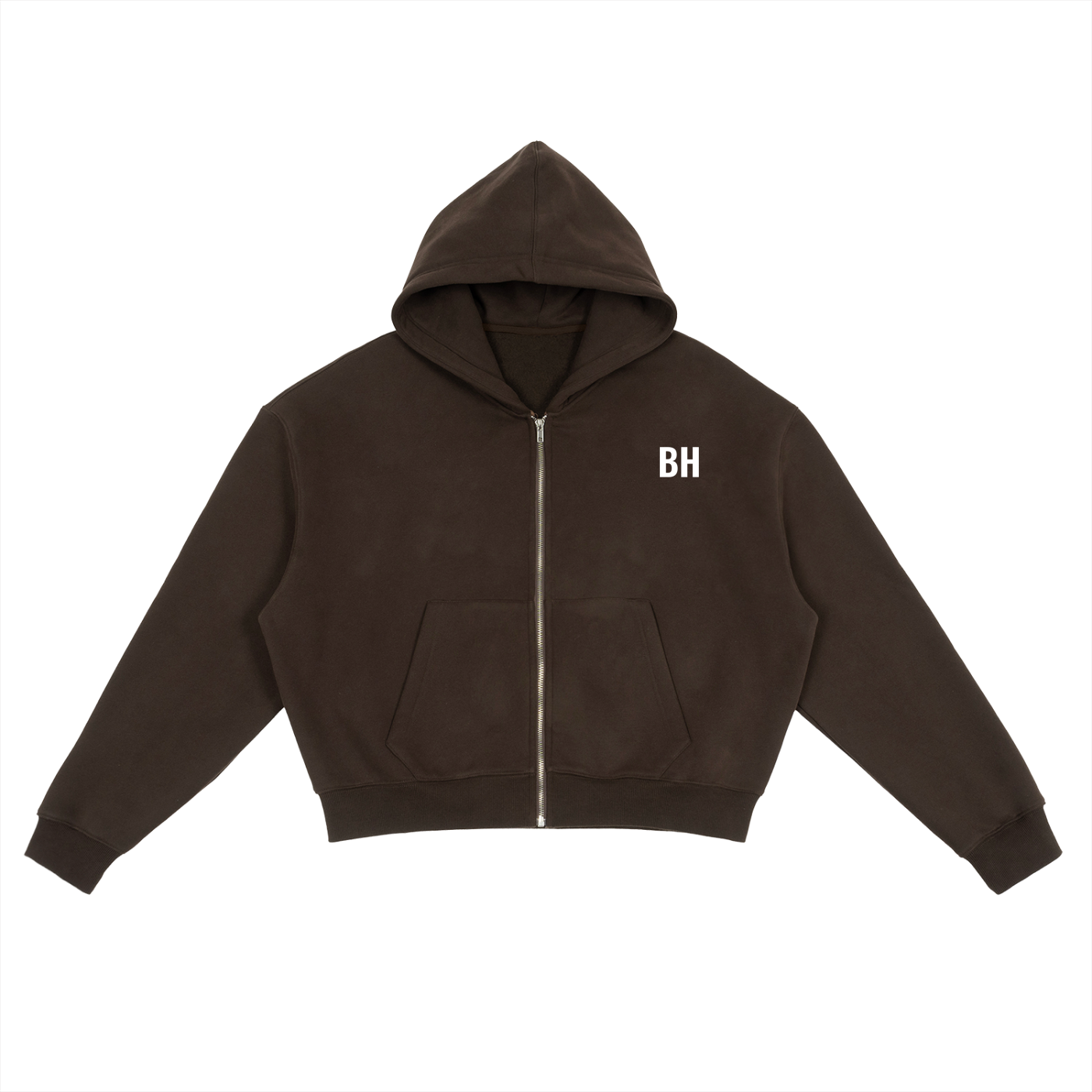 Broken halo Fleece Zip-Up Boxy Hoodie