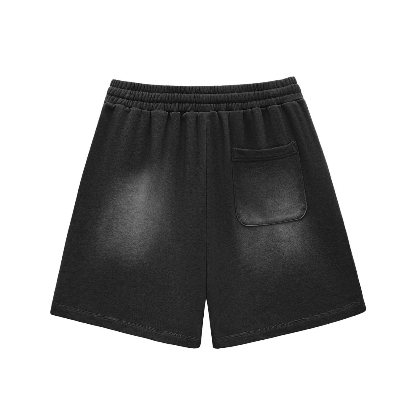 Broken halo Sun Fade Raw Edge Cotton Shorts