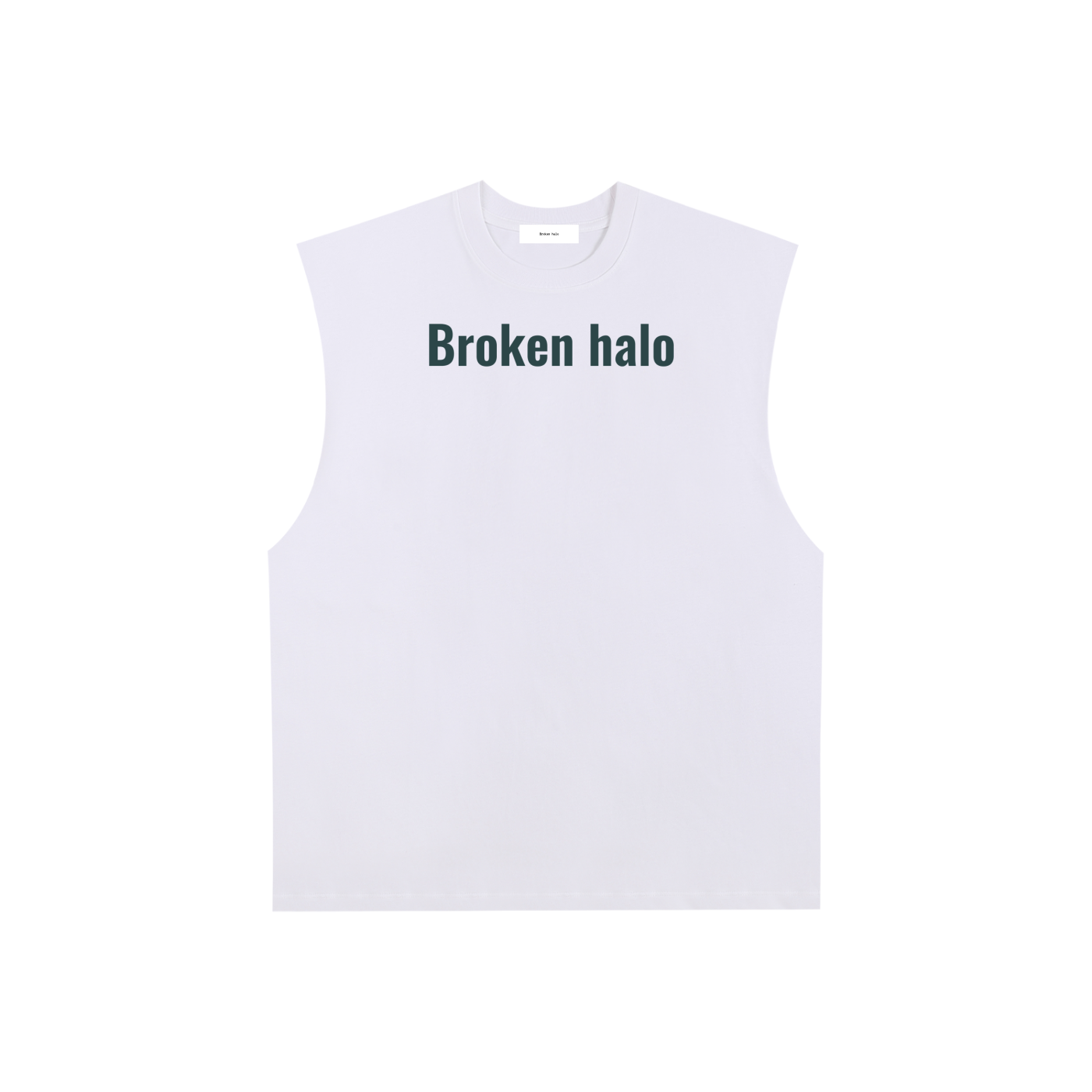 Broken halo Raw Edge Cotton Tank Top