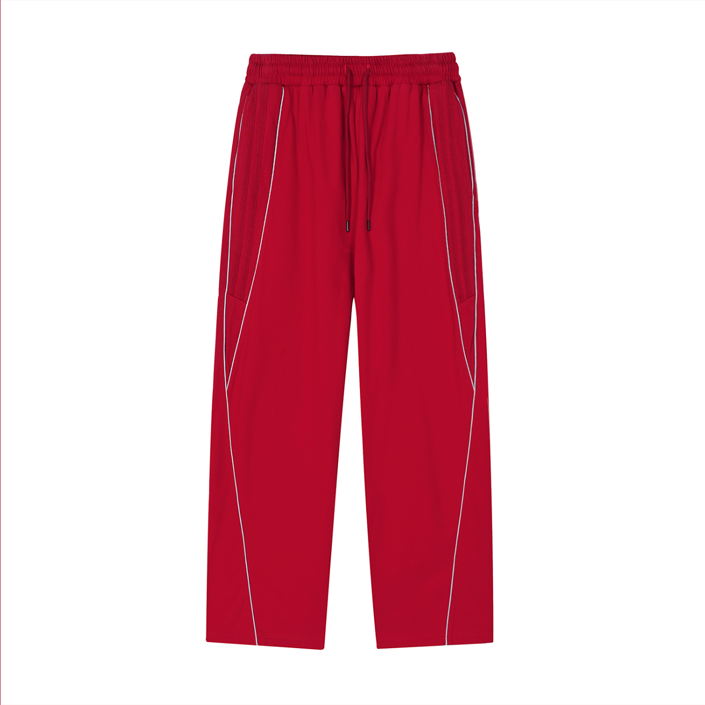 Broken halo Reflection Striped Straight-Leg Sweatpants