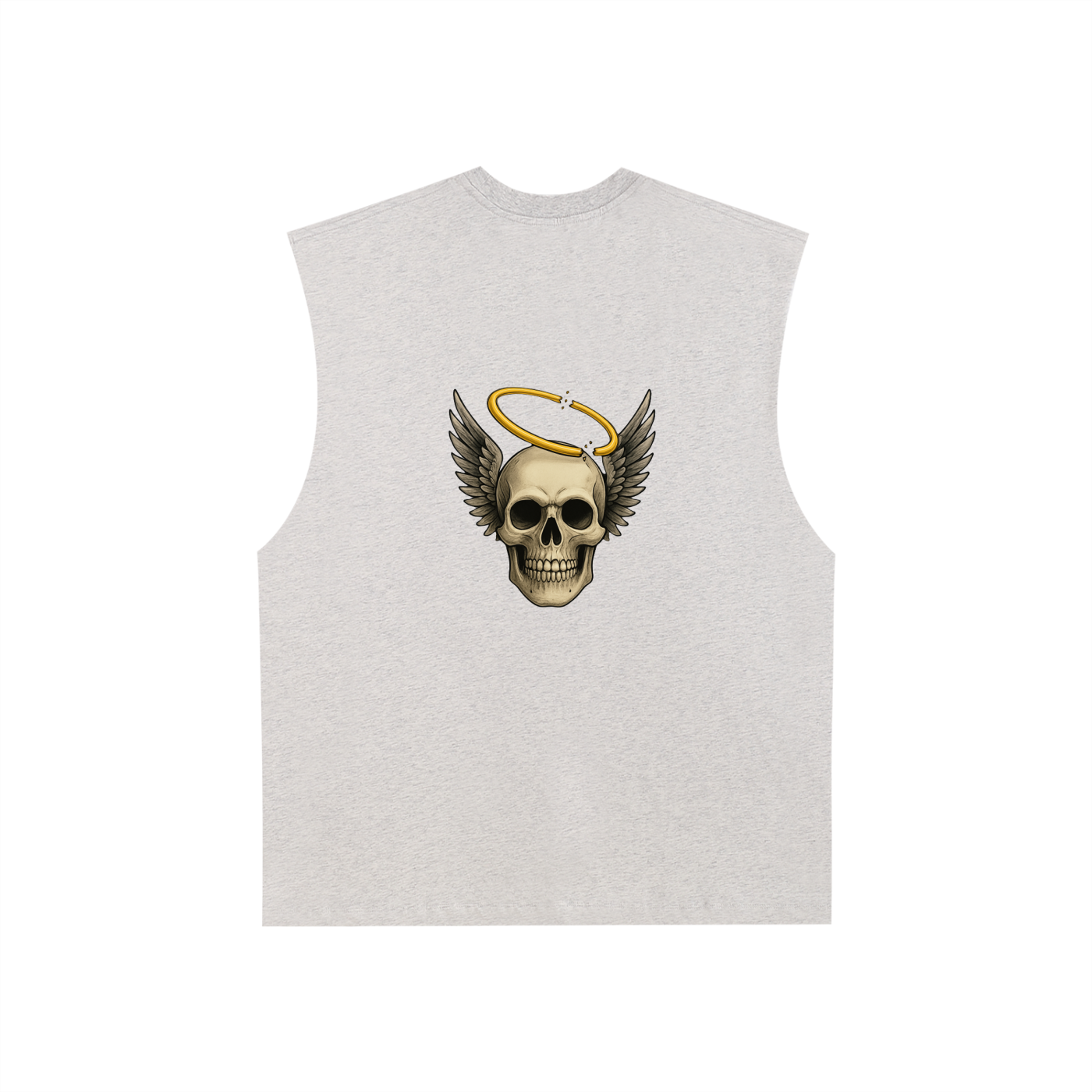 Broken halo Raw Edge Cotton Tank Top