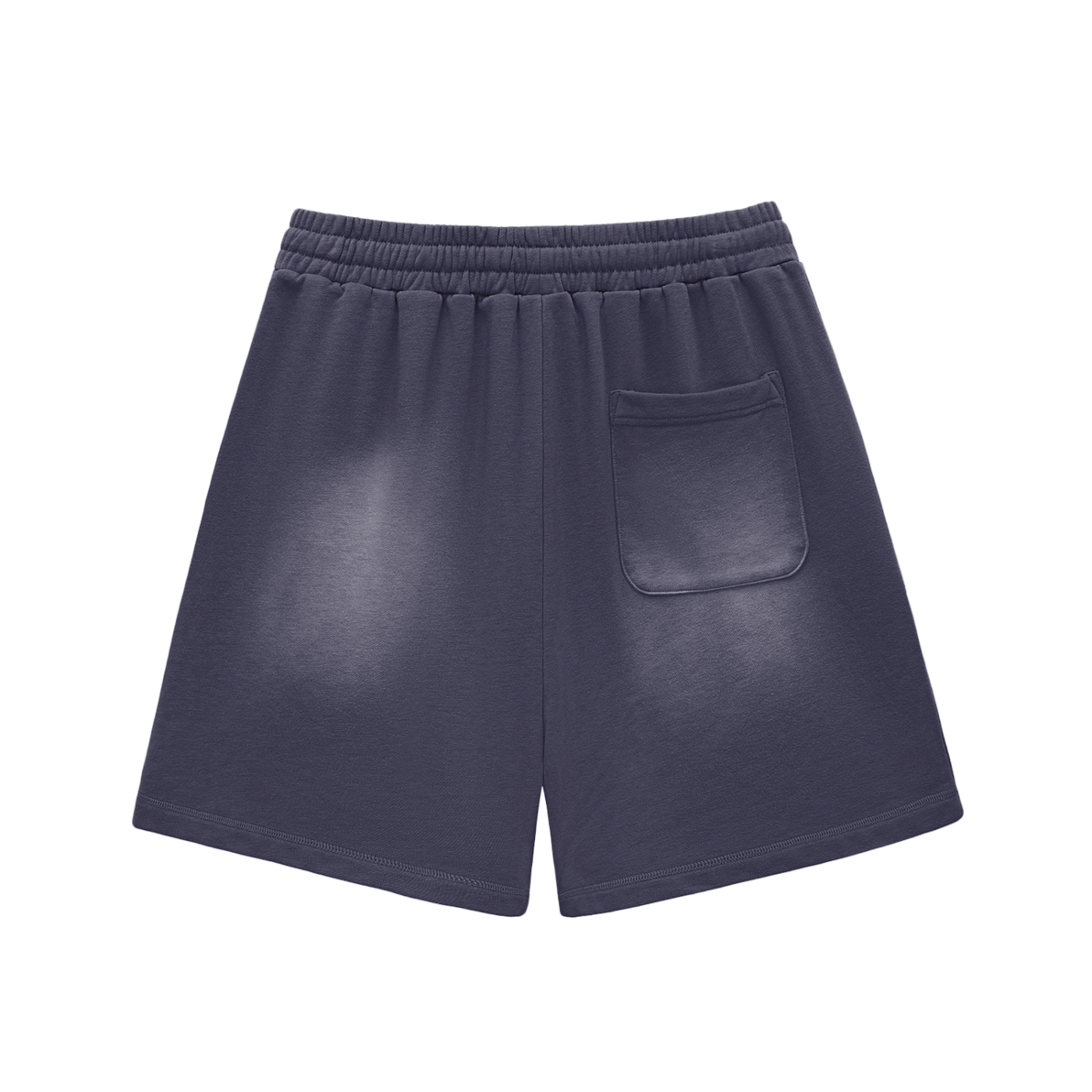 Broken halo Sun Fade Raw Edge Cotton Shorts
