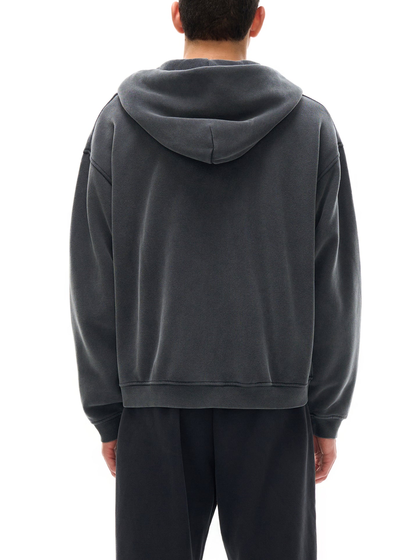 Broken halo Zip-Through Boxy Fleece Hoodie