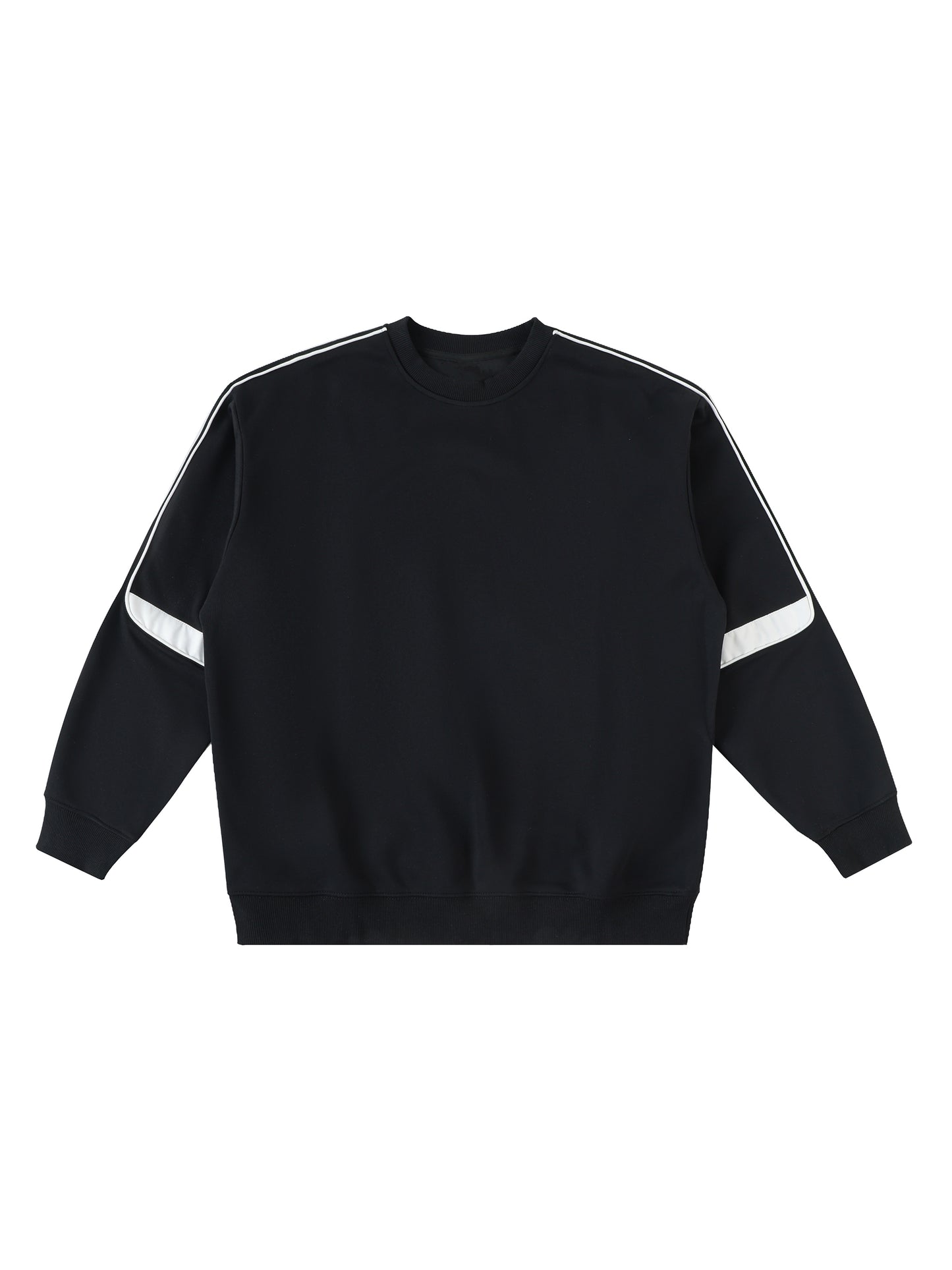 Broken halo Oversized Crewneck Taped Sweatshirt