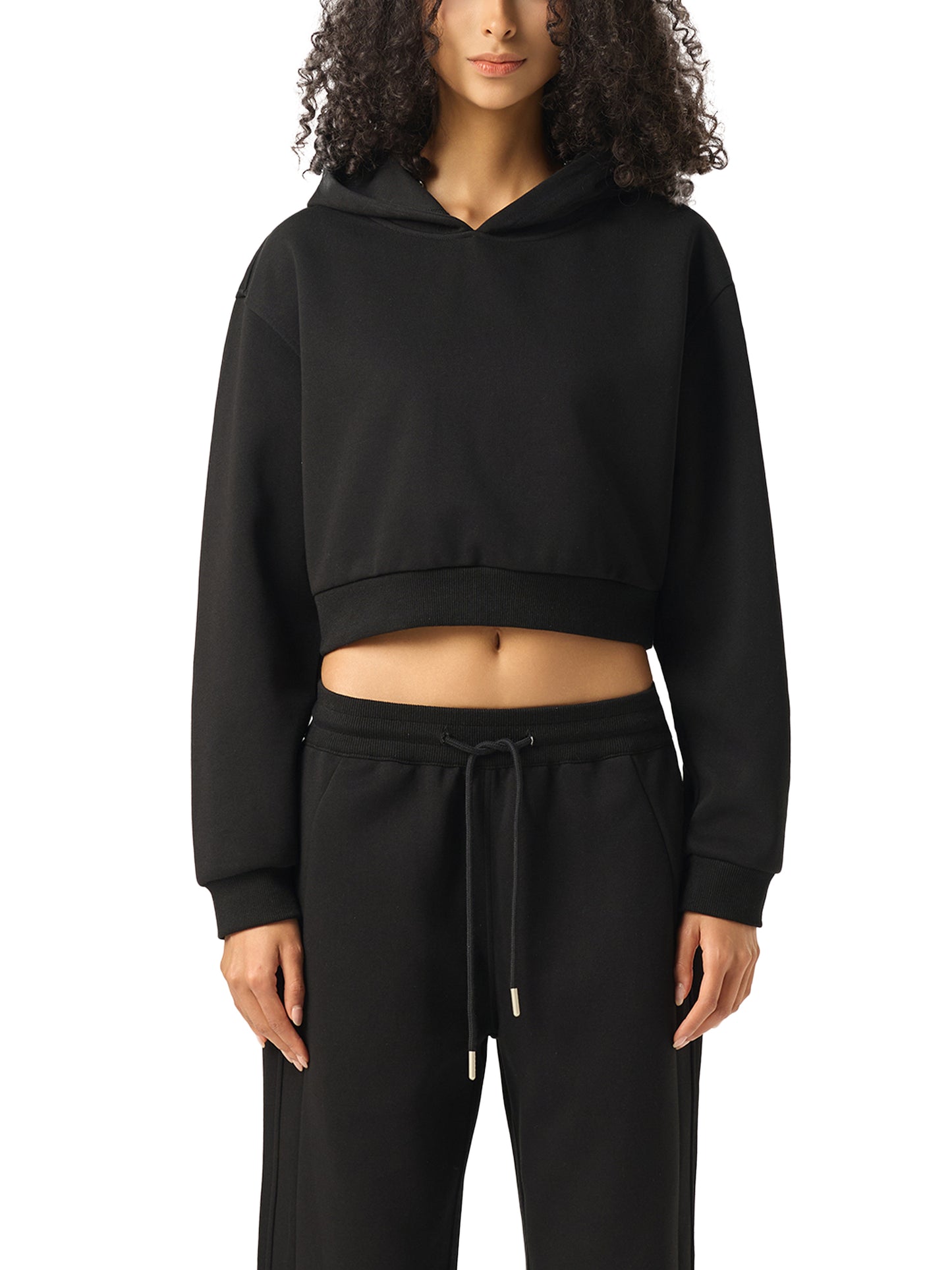 Broken halo Essential Cropped Hoodie