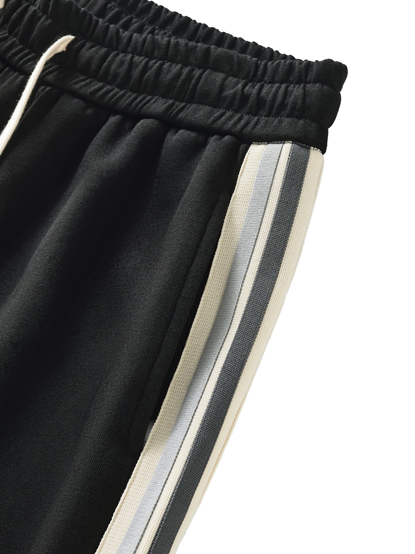 Broken halo Contrast Side-Stripe Straight-Leg  Pants