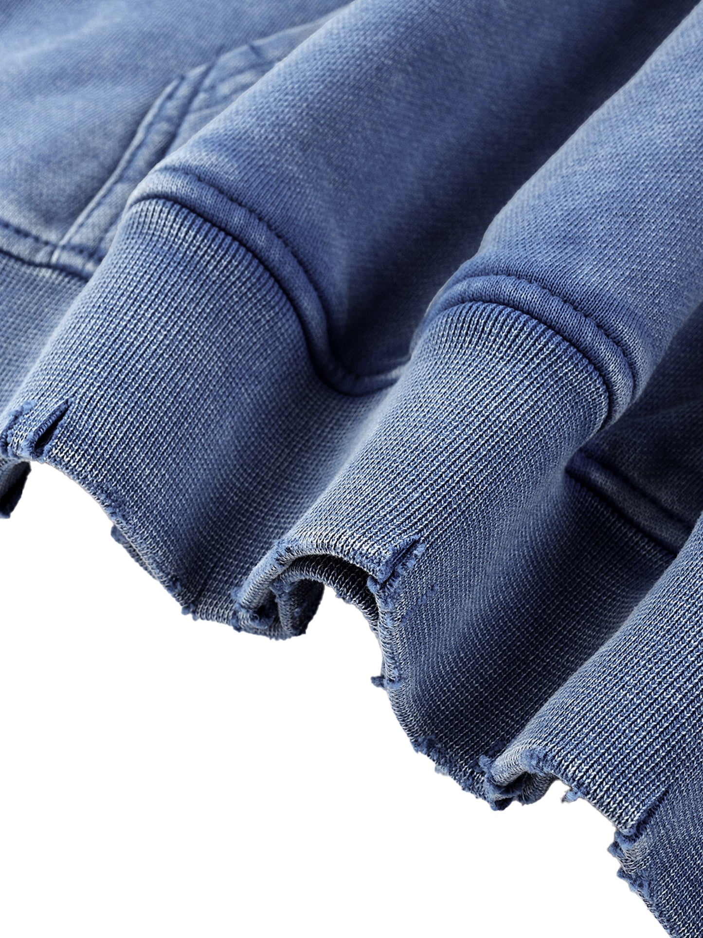 Broken halo Snow Wash Hand-Frayed Heavyweight  Hoodie