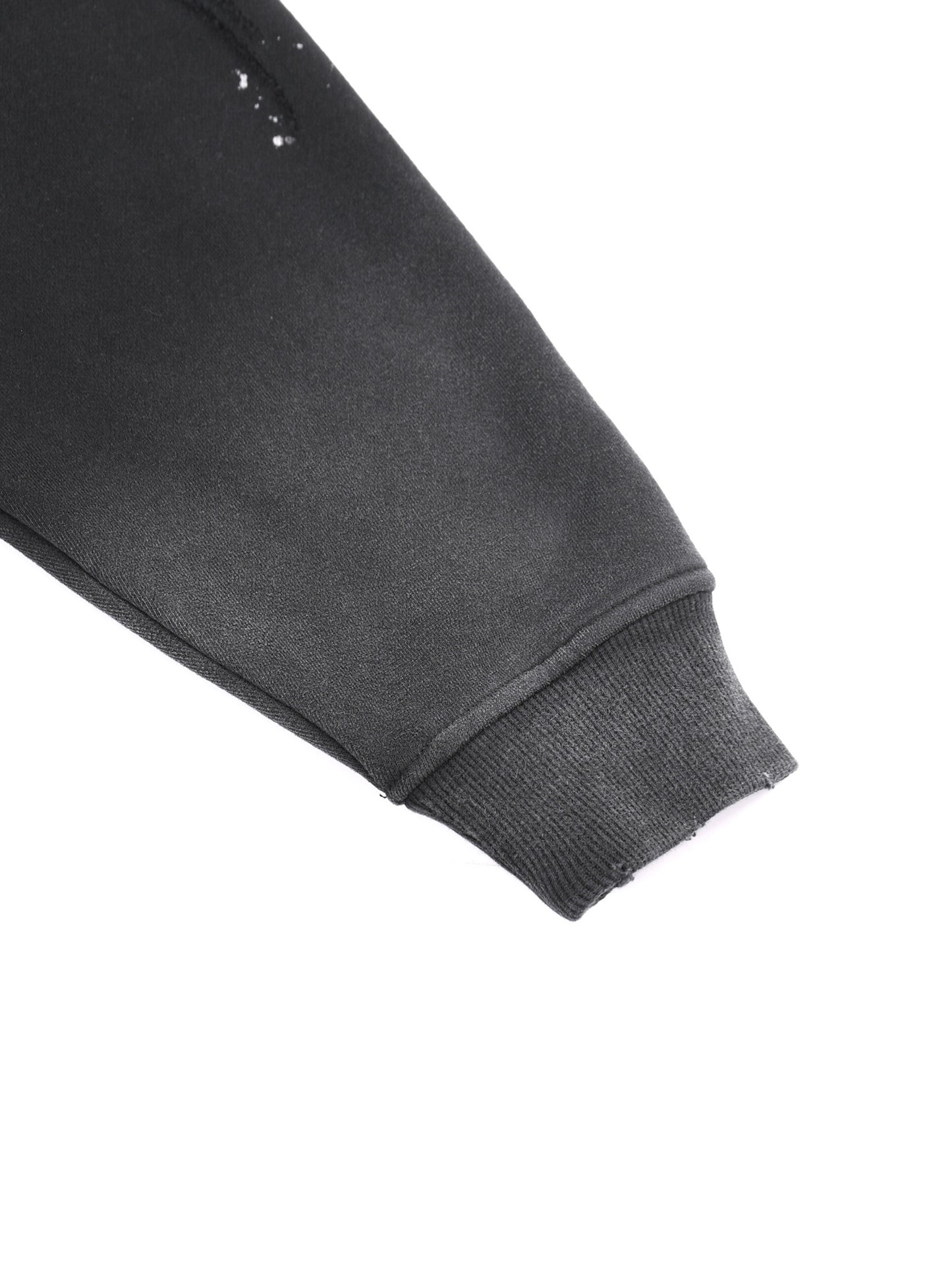 Broken halo Vintage Washed Frayed Fleece Hoodie